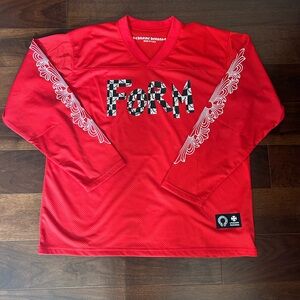 Chrome Hearts red matty boy jersey collab